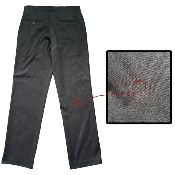 Van Heusen Charcoal Grey Slim Fit Dress Pants sz 30x32 - Picture 8 of 10